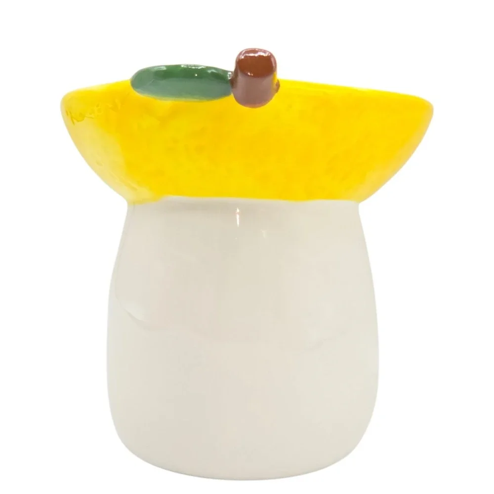 Rockybear Pet Tilted And‎ Elevated Cat Drinking Water Bowl Lemon Pattern 6